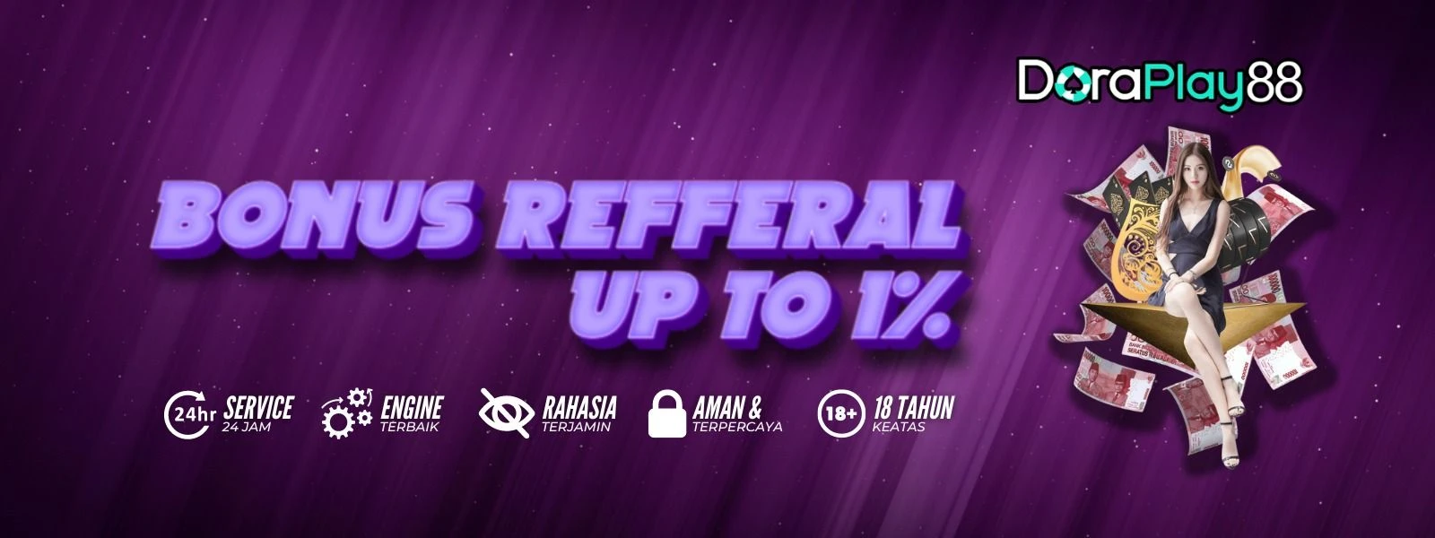 REFFERAL UP TO 1%